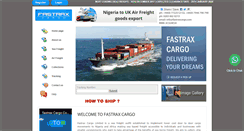 Desktop Screenshot of fastraxcargo.com